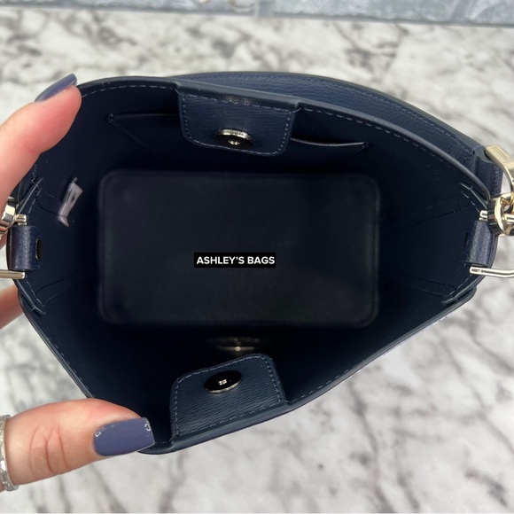 Kate Spade Darcy Colorblock Bucket Bag Crossbody In Pale Hydra - Picture 7 of 10